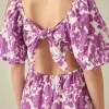 FREE THE ROSES Tops*Free The Rose - Floral Print Maxi Dress