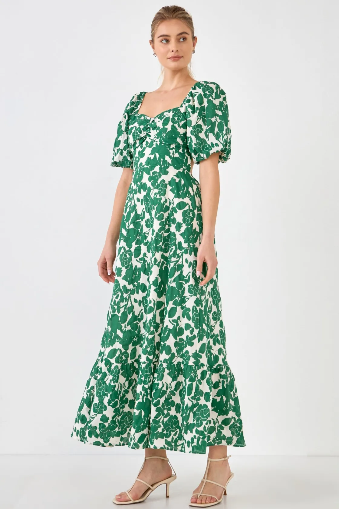 free_the_rose__floral_pri_16.webp FREE THE ROSES Tops*Free The Rose - Floral Print Maxi Dress