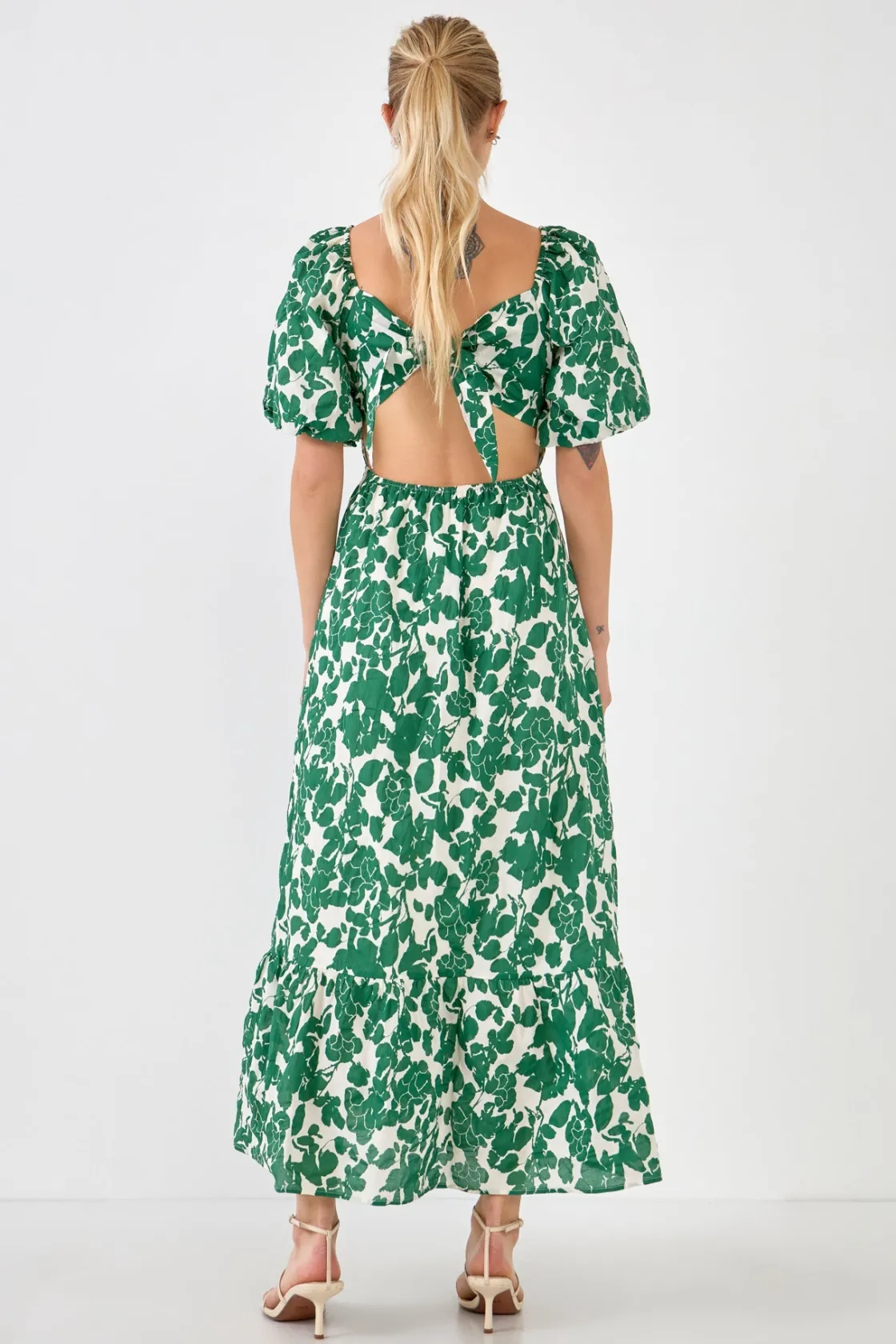 free_the_rose__floral_pri_17.webp FREE THE ROSES Tops*Free The Rose - Floral Print Maxi Dress