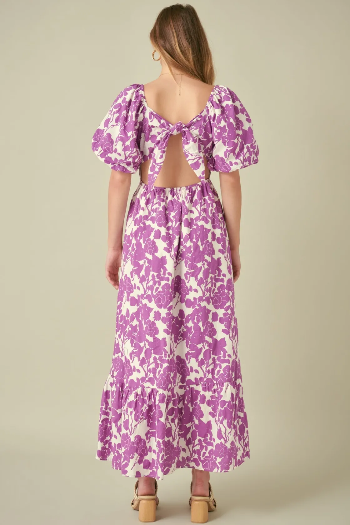 free_the_rose__floral_pri_2.webp FREE THE ROSES Tops*Free The Rose - Floral Print Maxi Dress