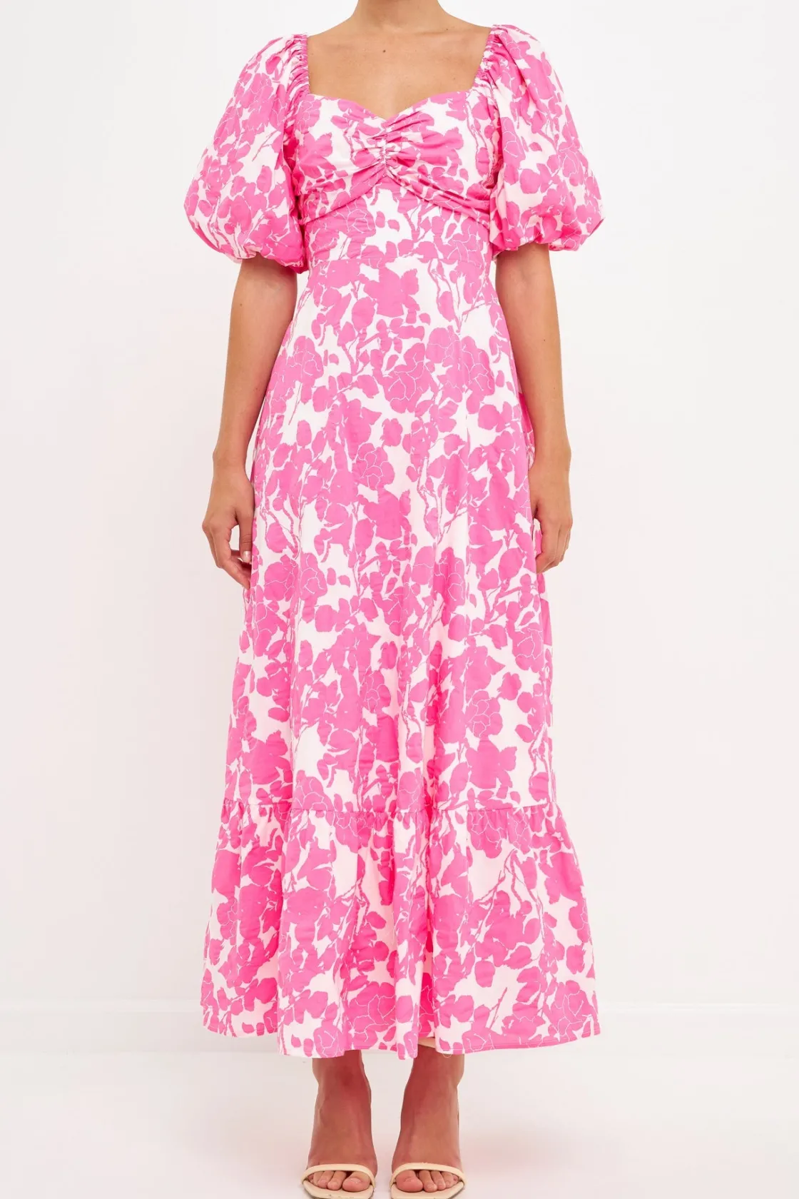 free_the_rose__floral_pri_20.webp FREE THE ROSES Tops*Free The Rose - Floral Print Maxi Dress