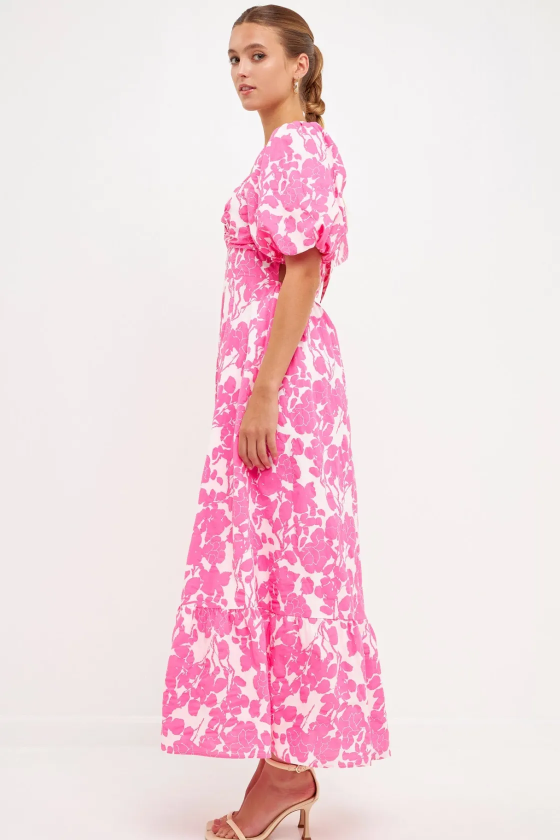 free_the_rose__floral_pri_21.webp FREE THE ROSES Tops*Free The Rose - Floral Print Maxi Dress
