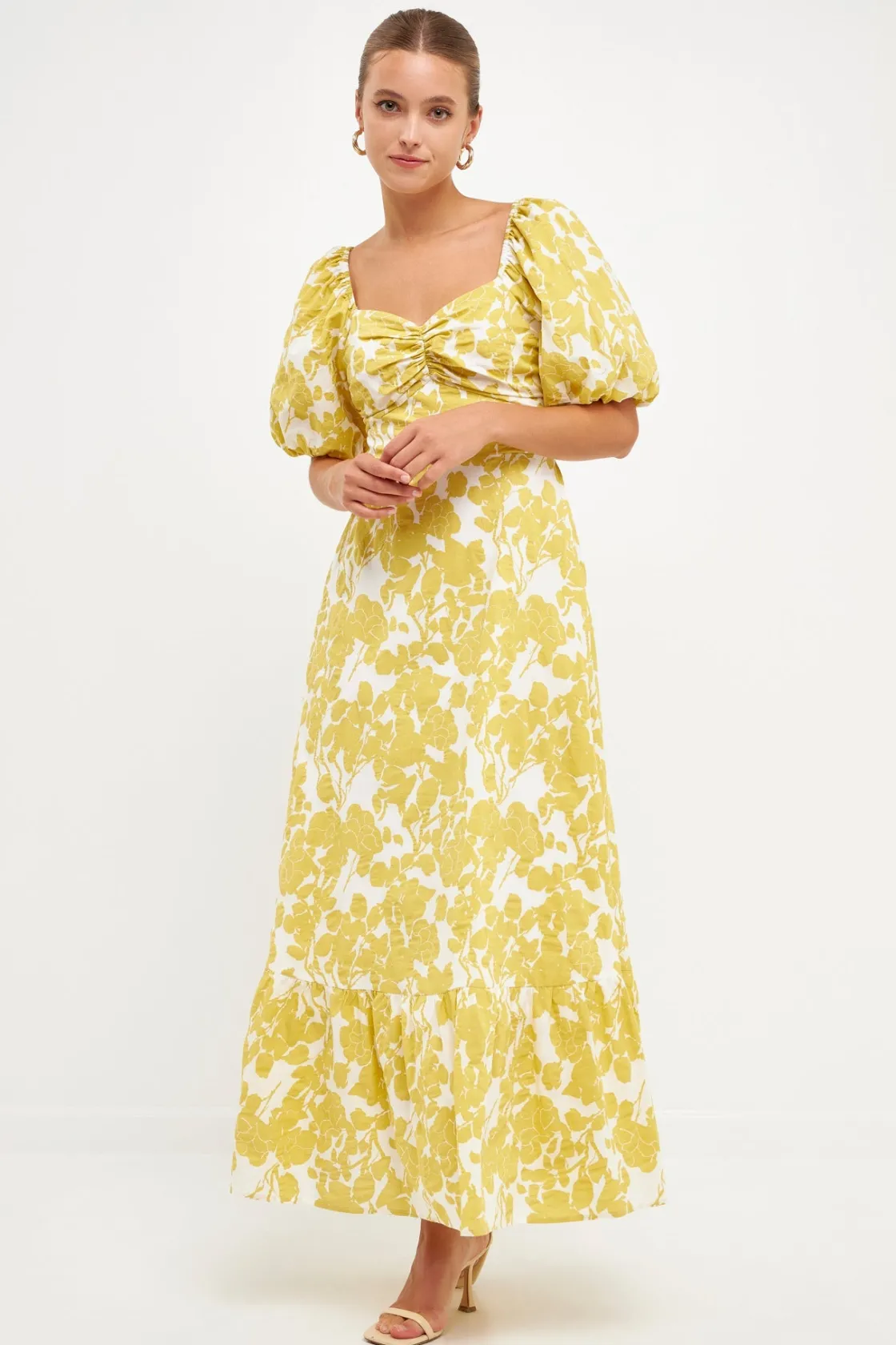 free_the_rose__floral_pri_24.webp FREE THE ROSES Tops*Free The Rose - Floral Print Maxi Dress