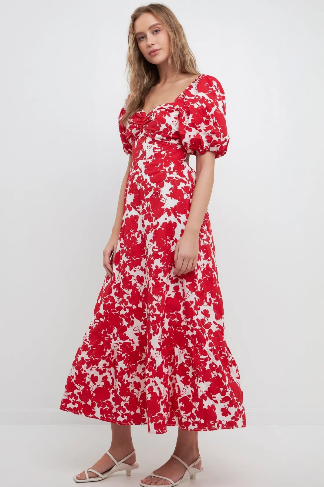 free_the_rose__floral_pri_36.webp FREE THE ROSES Tops*Free The Rose - Floral Print Maxi Dress