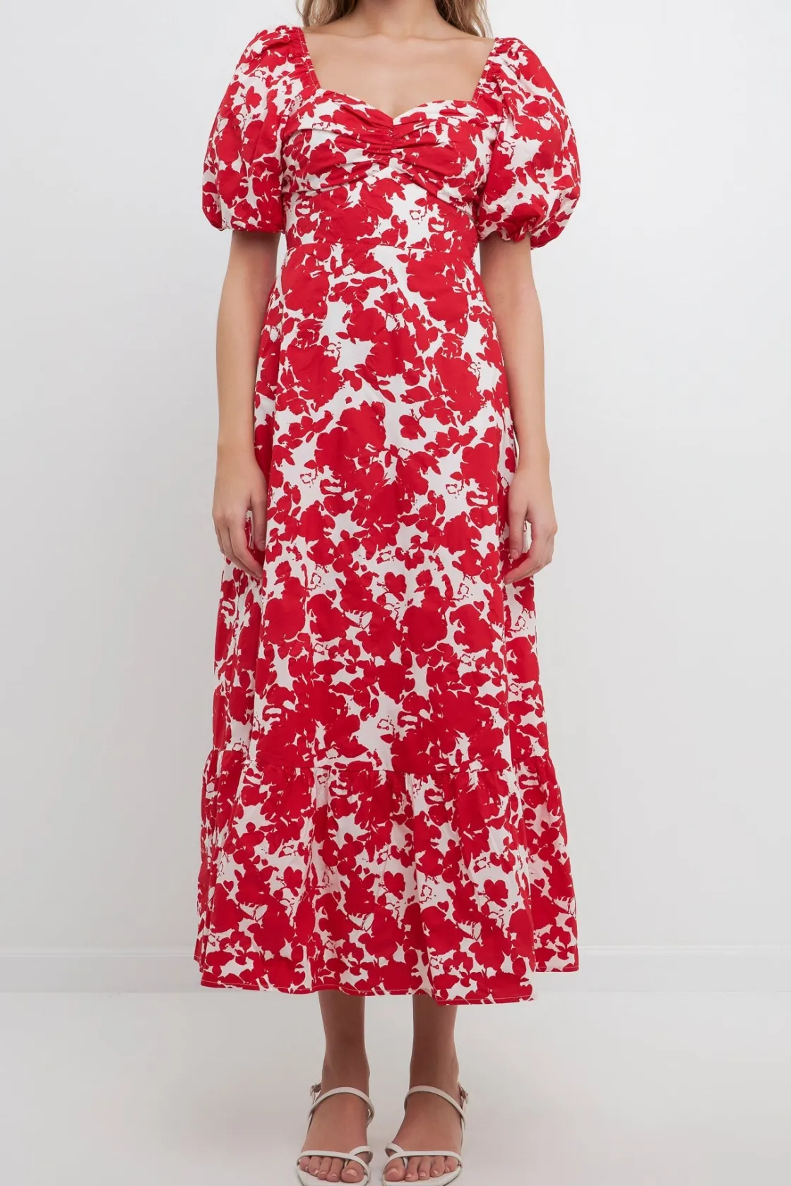 free_the_rose__floral_pri_37.webp FREE THE ROSES Tops*Free The Rose - Floral Print Maxi Dress