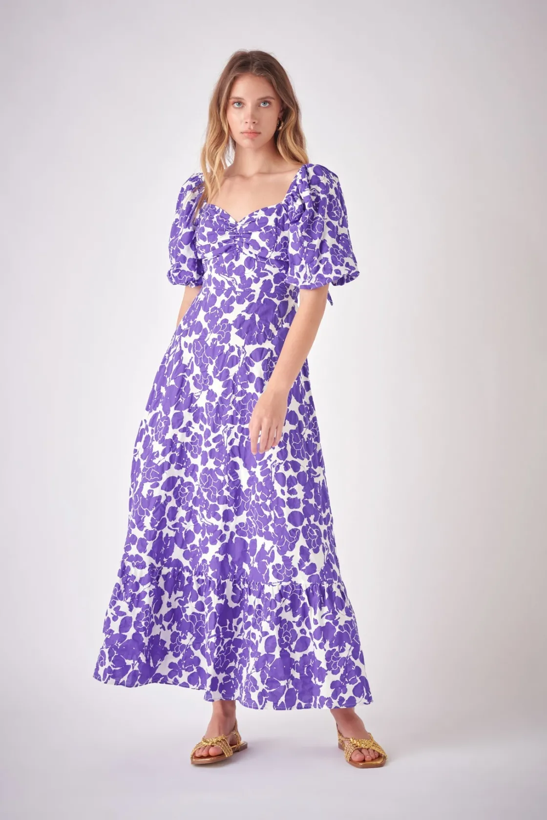 free_the_rose__floral_pri_8.webp FREE THE ROSES Tops*Free The Rose - Floral Print Maxi Dress