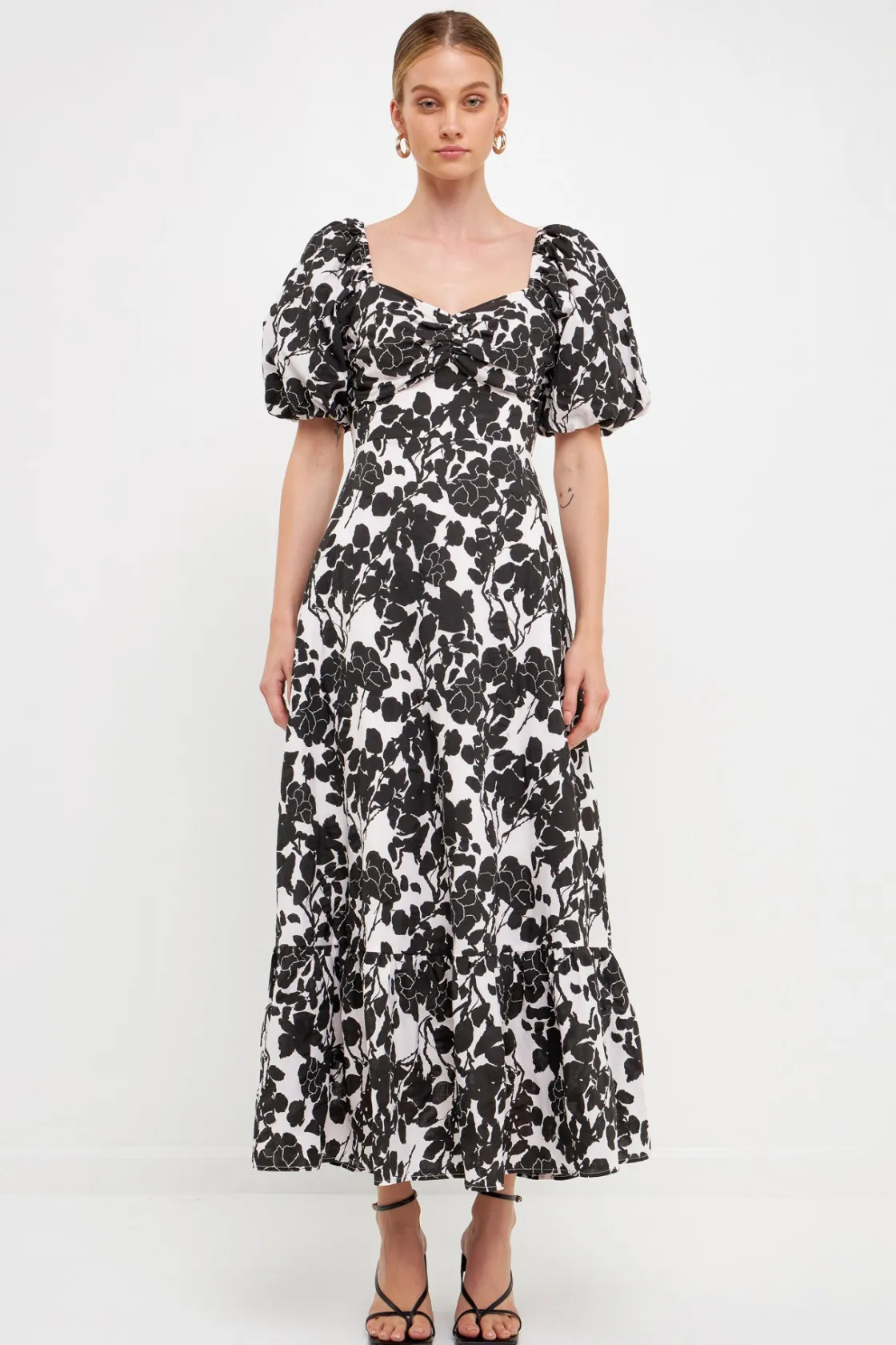 free_the_rose__floral_pri_9.webp FREE THE ROSES Tops*Free The Rose - Floral Print Maxi Dress