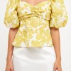 FREE THE ROSES Tops*Free The Rose - Floral Tied Back Top