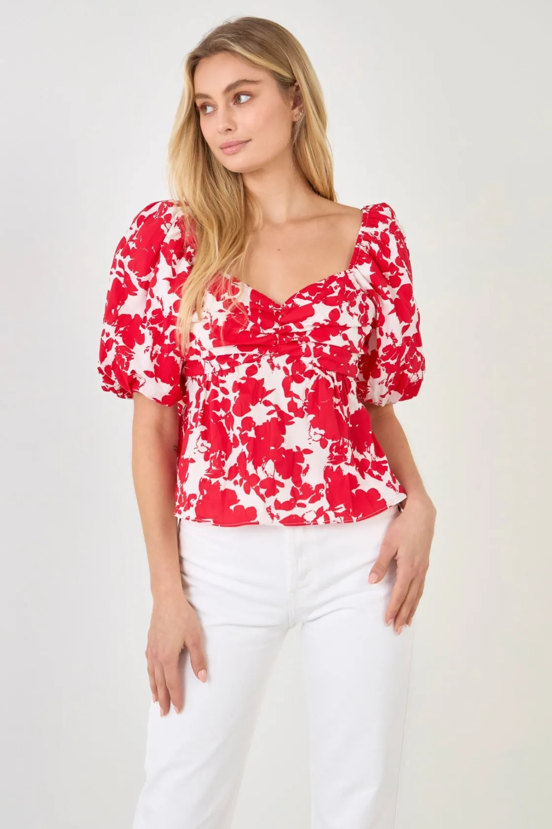free_the_rose__floral_tie_10.webp FREE THE ROSES Tops*Free The Rose - Floral Tied Back Top
