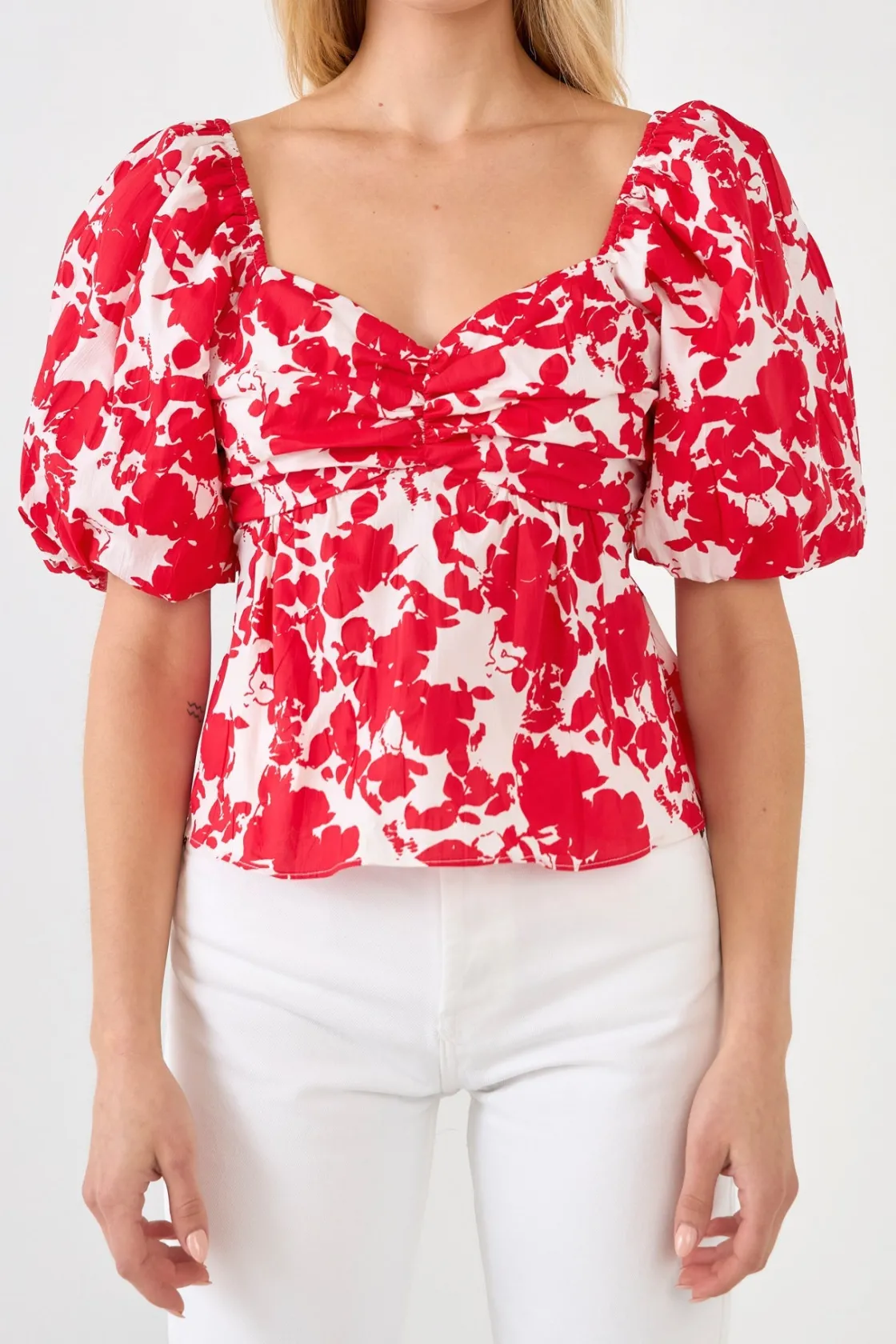 free_the_rose__floral_tie_11.webp FREE THE ROSES Tops*Free The Rose - Floral Tied Back Top