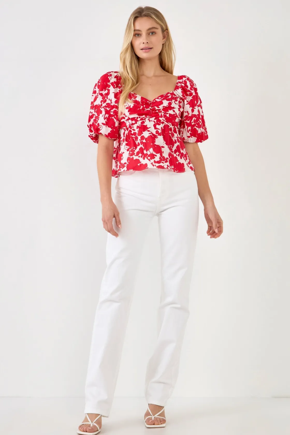 free_the_rose__floral_tie_12.webp FREE THE ROSES Tops*Free The Rose - Floral Tied Back Top
