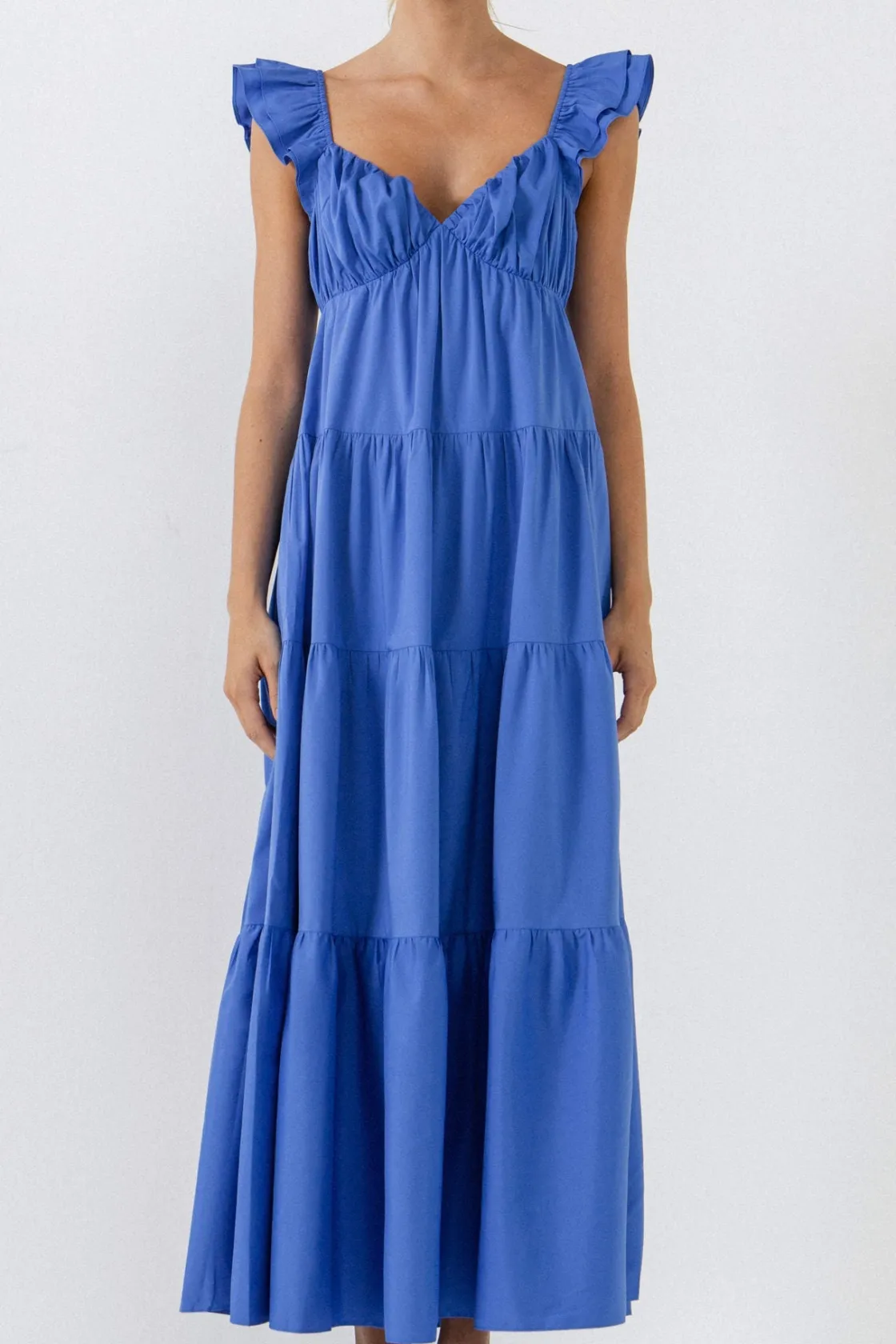 free_the_rose__ruffle_sle_20.webp FREE THE ROSES Tops*Free The Rose - Ruffle Sleeve Maxi Dress