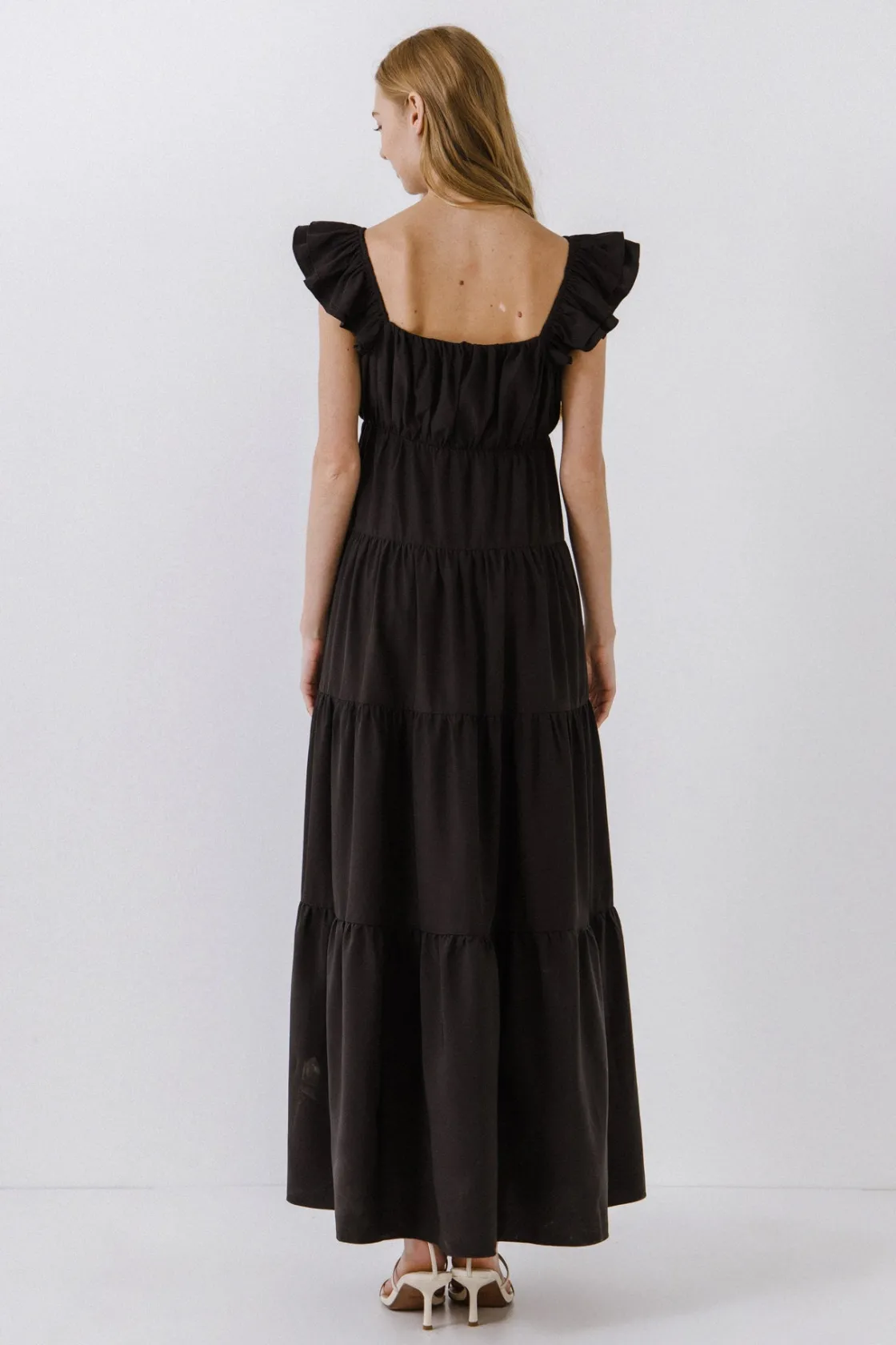 free_the_rose__ruffle_sle_32.webp FREE THE ROSES Tops*Free The Rose - Ruffle Sleeve Maxi Dress