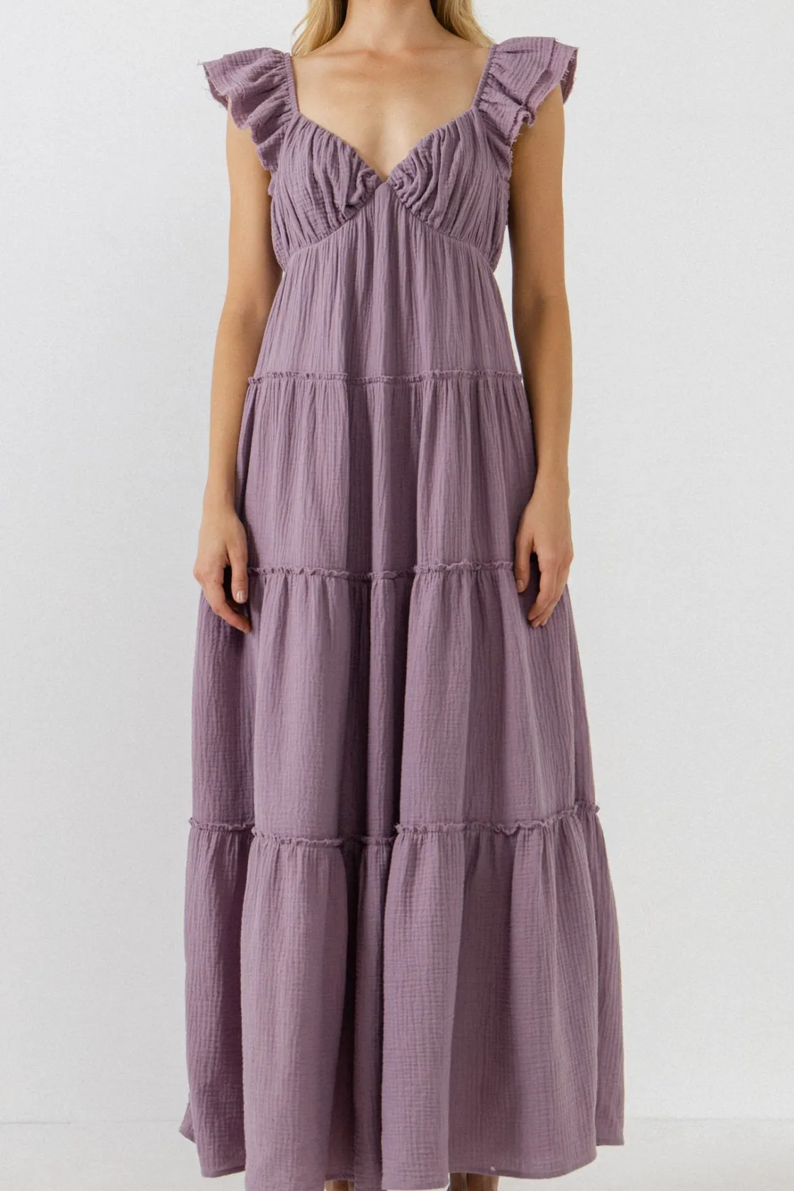 free_the_rose__sweetheart_24.webp FREE THE ROSES Tops*Free The Rose - Sweetheart Maxi Dress With Raw Edge Details