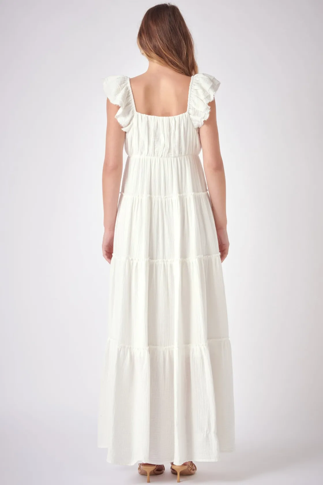 free_the_rose__sweetheart_3.webp FREE THE ROSES Tops*Free The Rose - Sweetheart Maxi Dress With Raw Edge Details