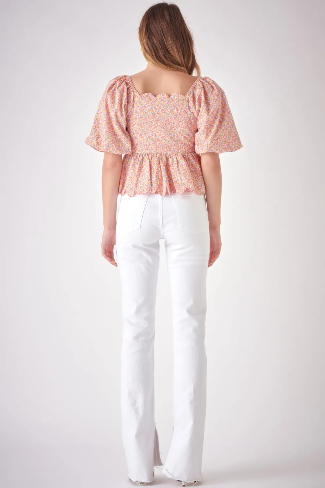 free_the_roses___scallope_2.webp FREE THE ROSES Tops*- Scalloped Detail Top PINKMULTI