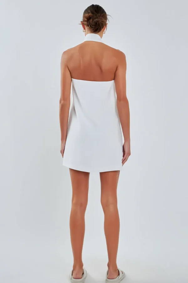 GREY LAB Tops*- Choker Tie Mini Dress