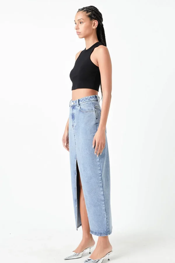 GREY LAB Tops*- Cropped Racerback Tank