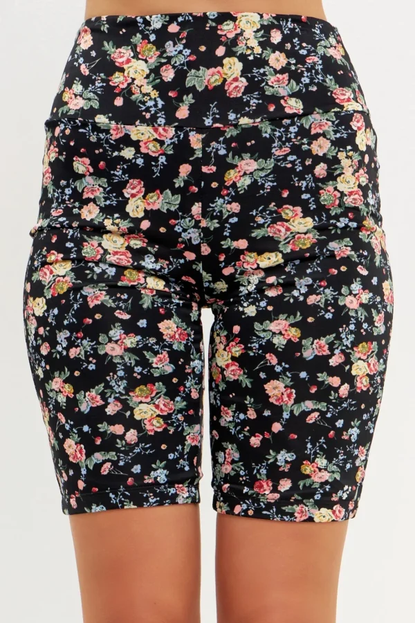 GREY LAB Tops*- Floral Print Bike Shorts BLACKMULTI