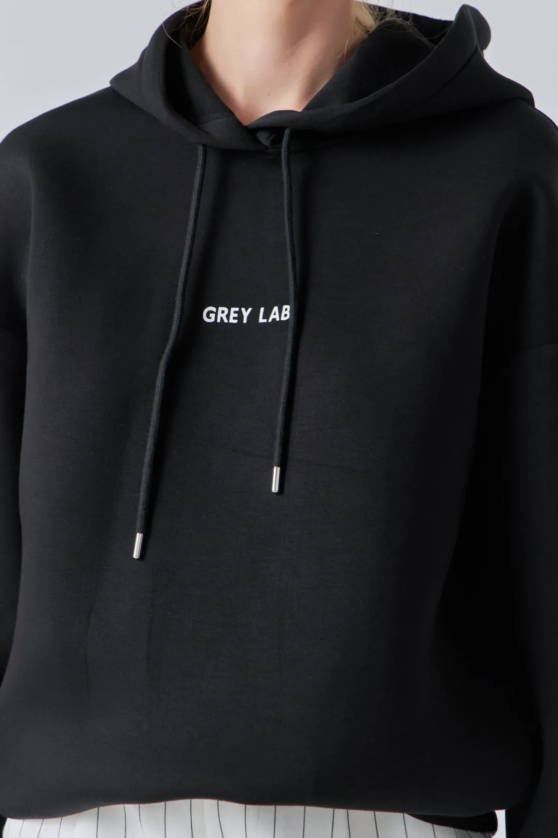 grey_lab__hoodie_2.webp GREY LAB Tops*- Hoodie BLACK