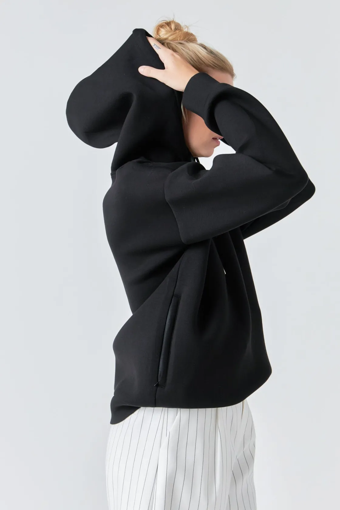 grey_lab__hoodie_4.webp GREY LAB Tops*- Hoodie BLACK