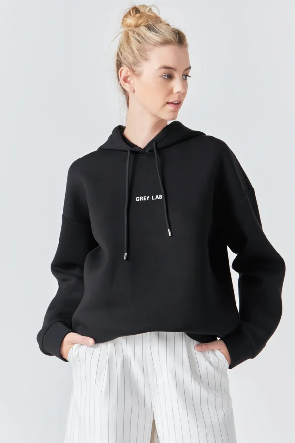 GREY LAB Tops*- Hoodie BLACK