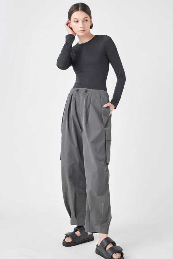 GREY LAB Tops*- Long Sleeve Soft Bodysuit