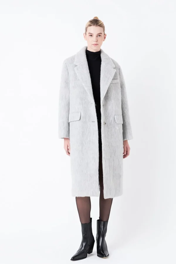 GREY LAB Tops*- Oversize Single-breasted Long Coat