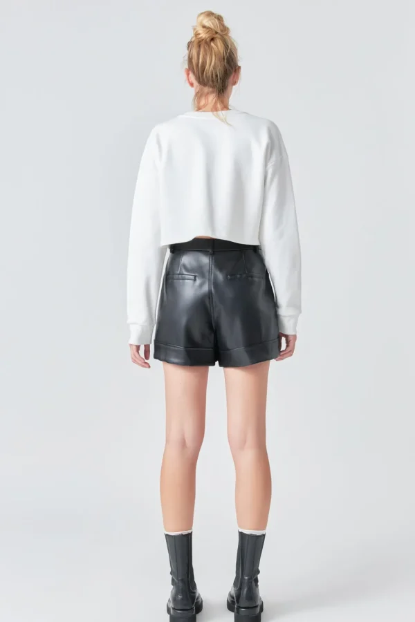 GREY LAB Tops*- Pockets Detail Cropped Sweatshirt