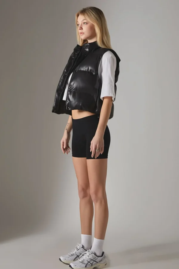 GREY LAB Tops*- Puffer Cropped Vest