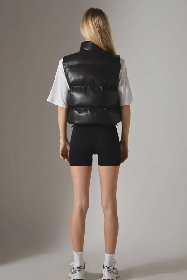 GREY LAB Tops*- Puffer Cropped Vest
