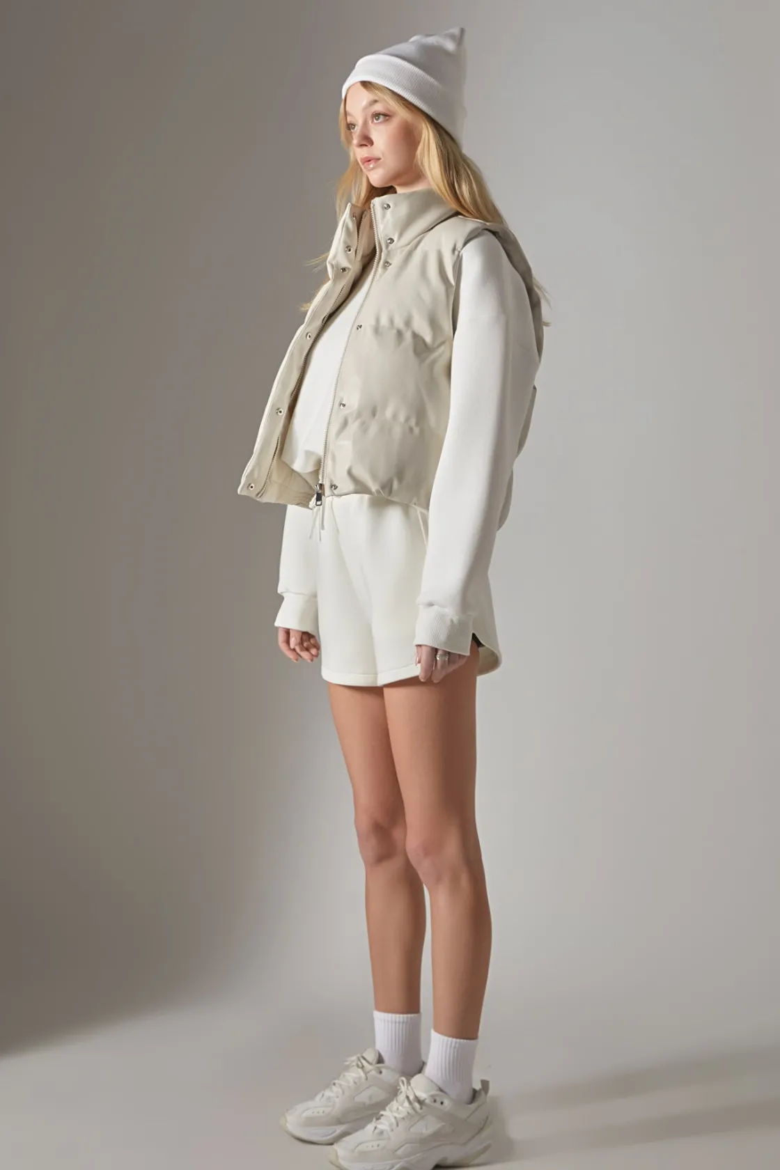 grey_lab__puffer_cropped__6.webp GREY LAB Tops*- Puffer Cropped Vest