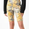 GREY LAB Tops*- Python Sequin Biker Shorts MULTI
