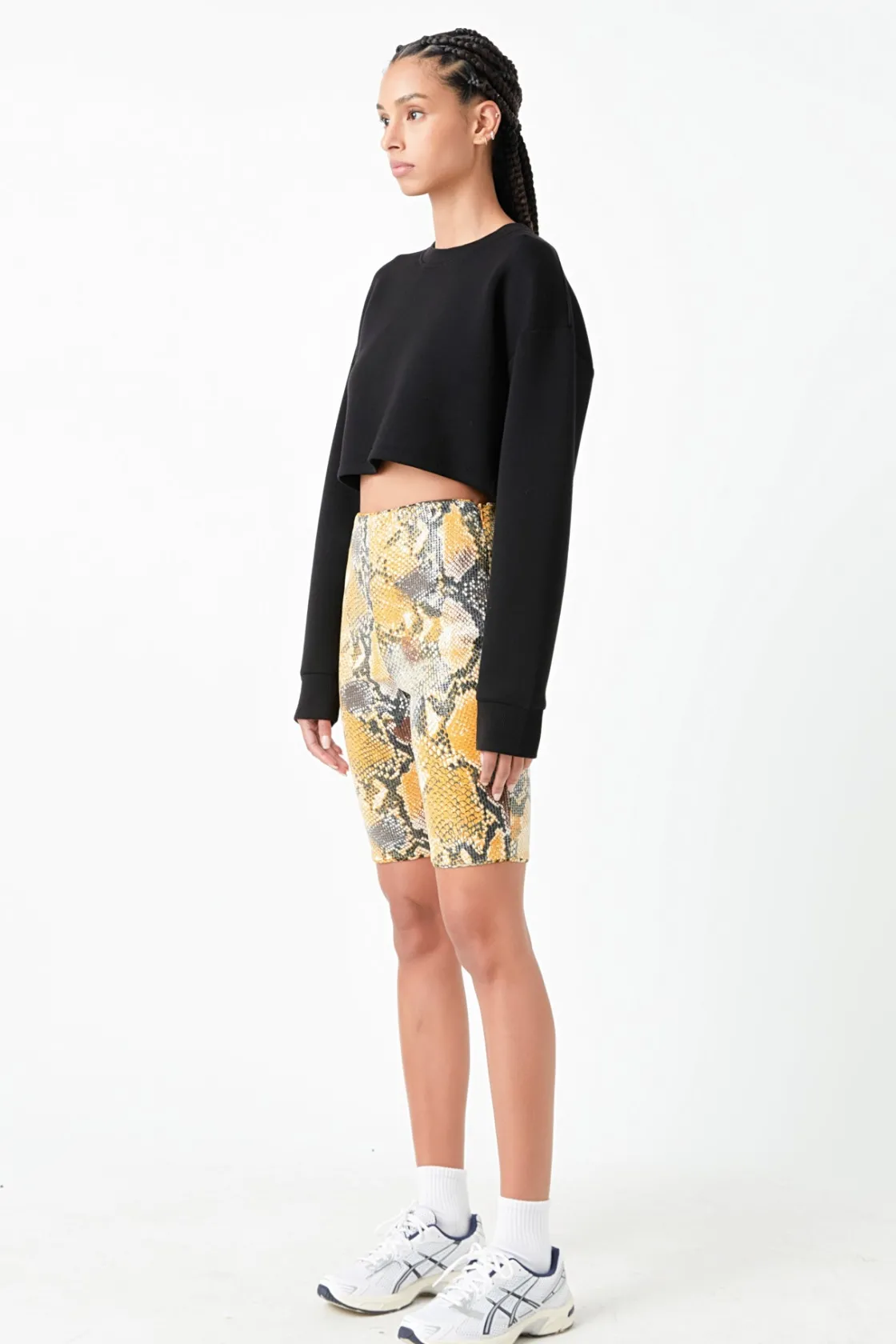 grey_lab__python_sequin_b_2.webp GREY LAB Tops*- Python Sequin Biker Shorts MULTI
