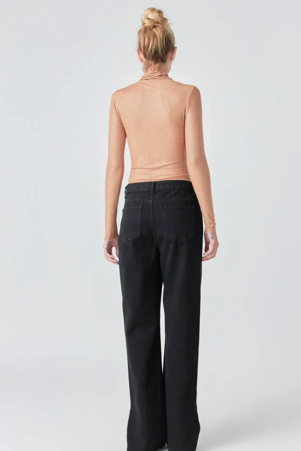 GREY LAB Tops*- Rhinestone Mesh Bodysuit