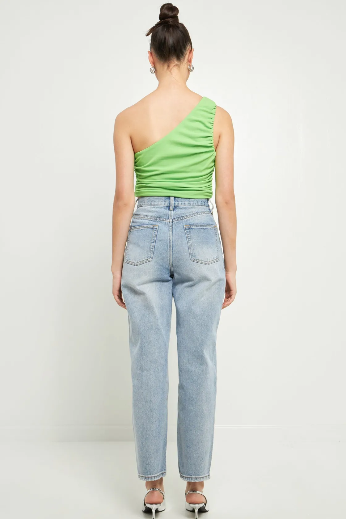 grey_lab__ruched_one_shou_8.webp GREY LAB Tops*- Ruched One Shoulder Crop Top
