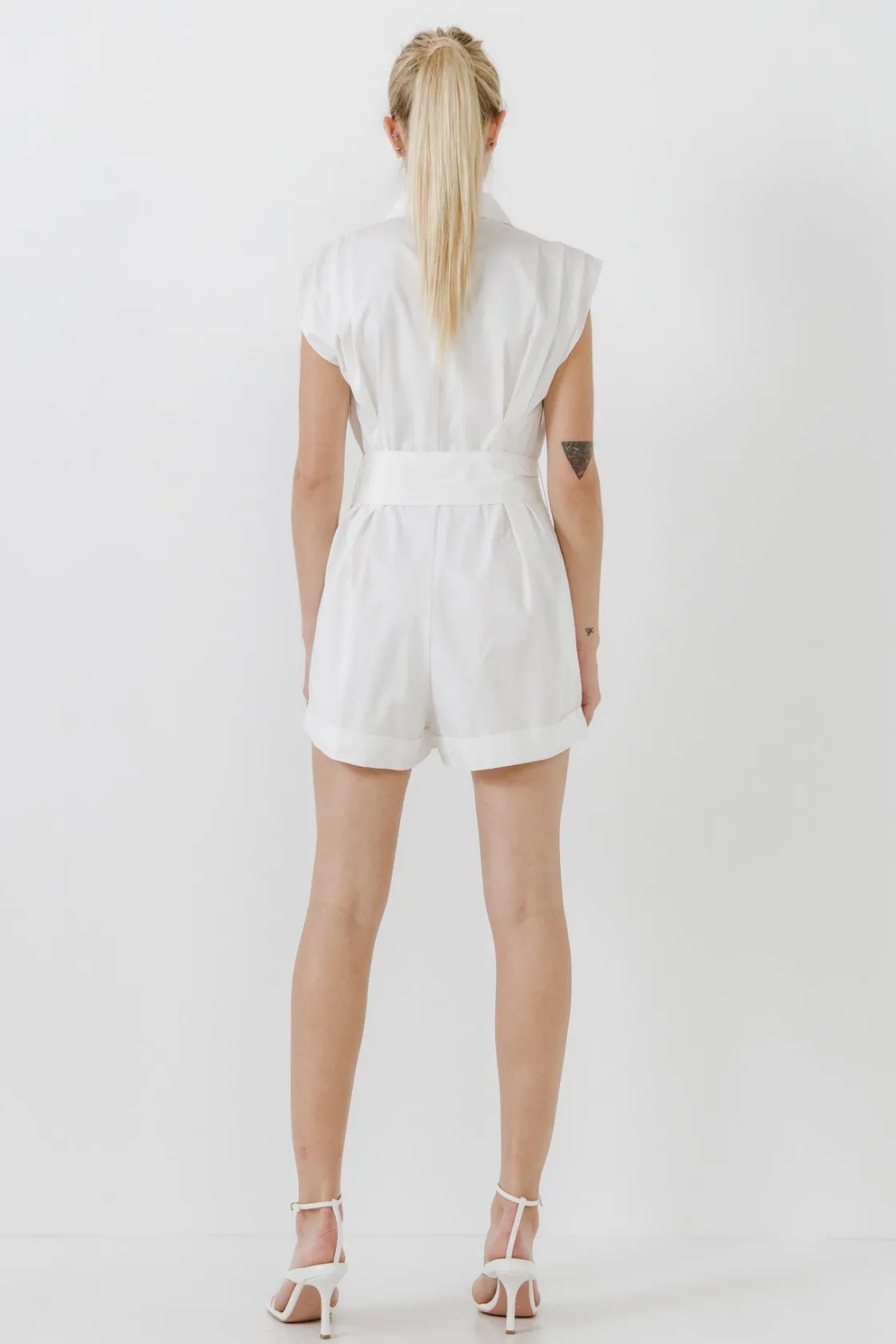 grey_lab__shoulder_pleate_12.webp GREY LAB Tops*- Shoulder Pleated Collared Romper