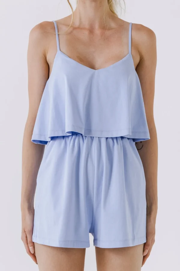 GREY LAB Tops*- Sleeveless Knit Romper