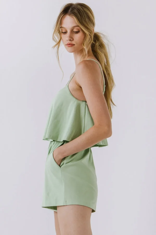 GREY LAB Tops*- Sleeveless Knit Romper