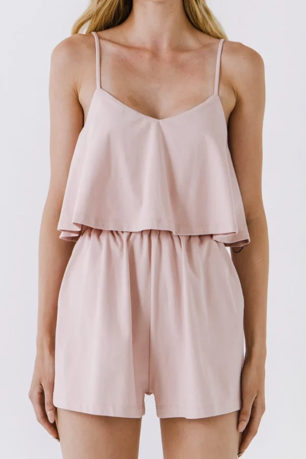 GREY LAB Tops*- Sleeveless Knit Romper