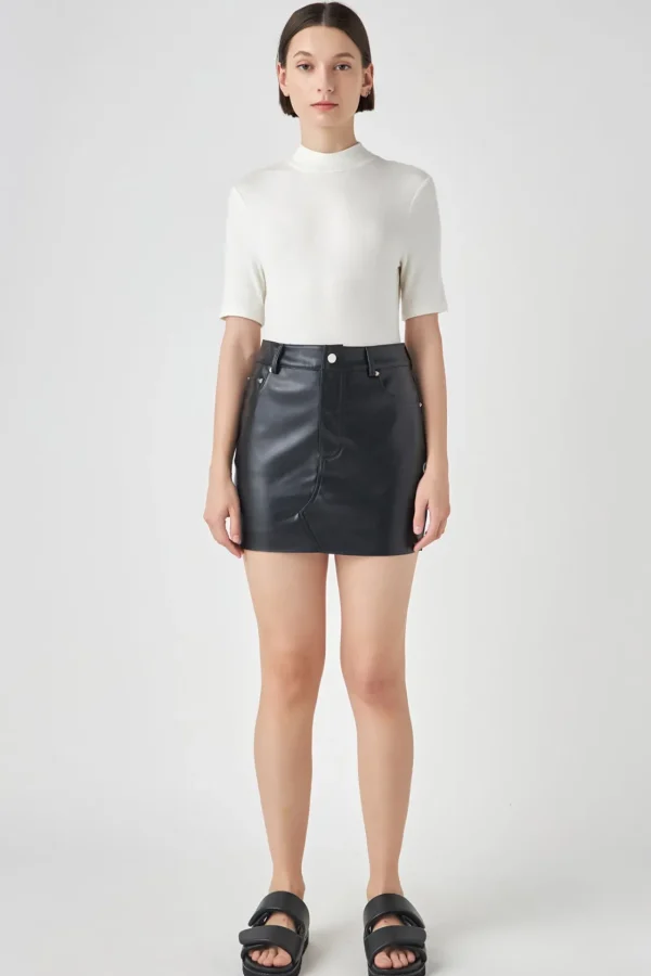 GREY LAB Tops*- Soft Mock Neck Bodysuit