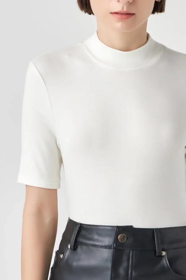 GREY LAB Tops*- Soft Mock Neck Bodysuit