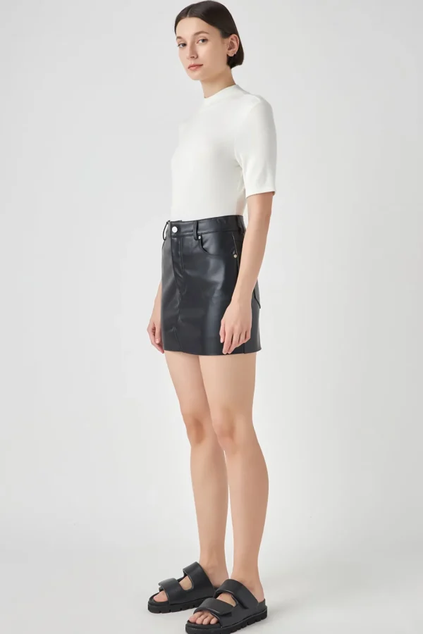 GREY LAB Tops*- Soft Mock Neck Bodysuit