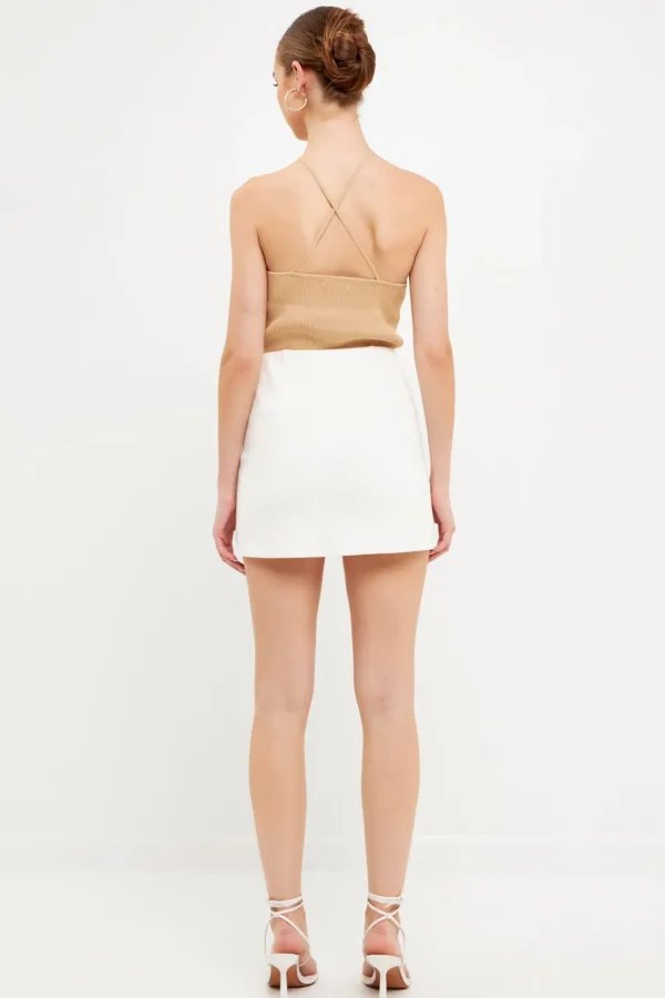 GREY LAB Tops*- Stretch Mini Skort