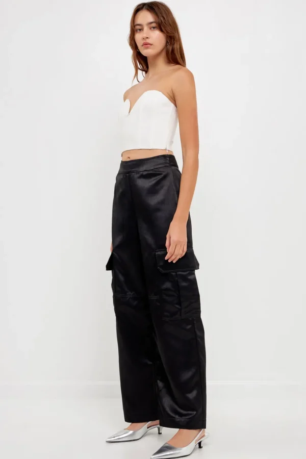 GREY LAB Tops*- Sweetheart Corset Tube Top