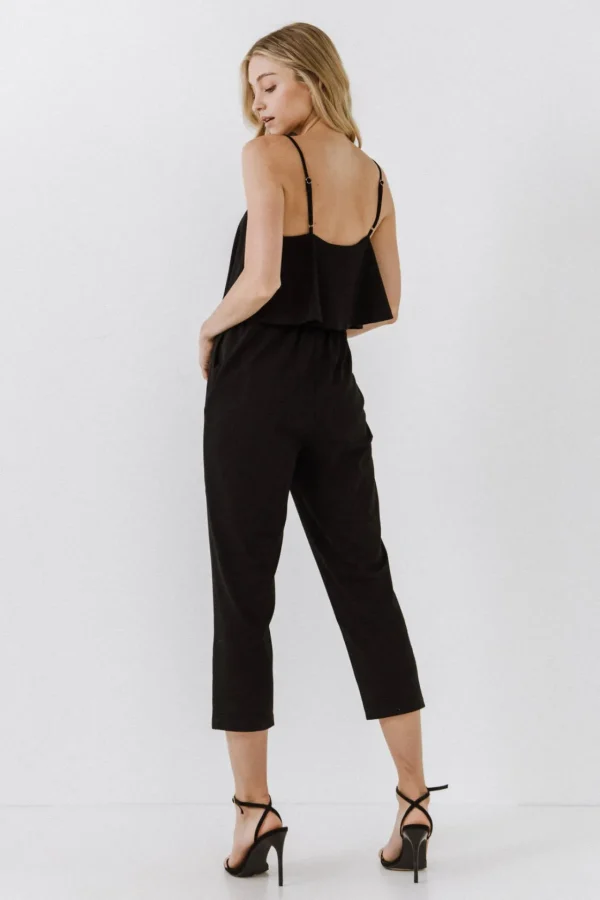 LA'VEN Tops | One Pieces*LA'VEN - Knit Sleeveless Jumpsuit