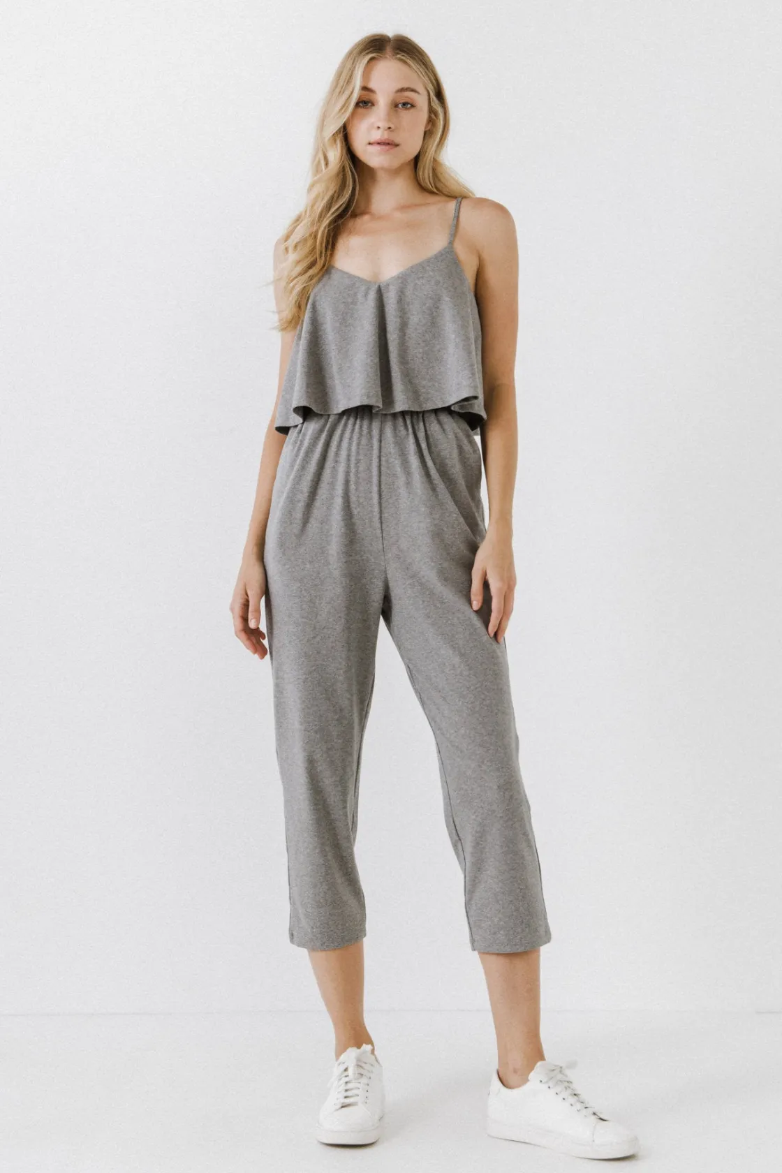 laven__knit_sleeveless_ju_4.webp LA'VEN Tops | One Pieces*LA'VEN - Knit Sleeveless Jumpsuit