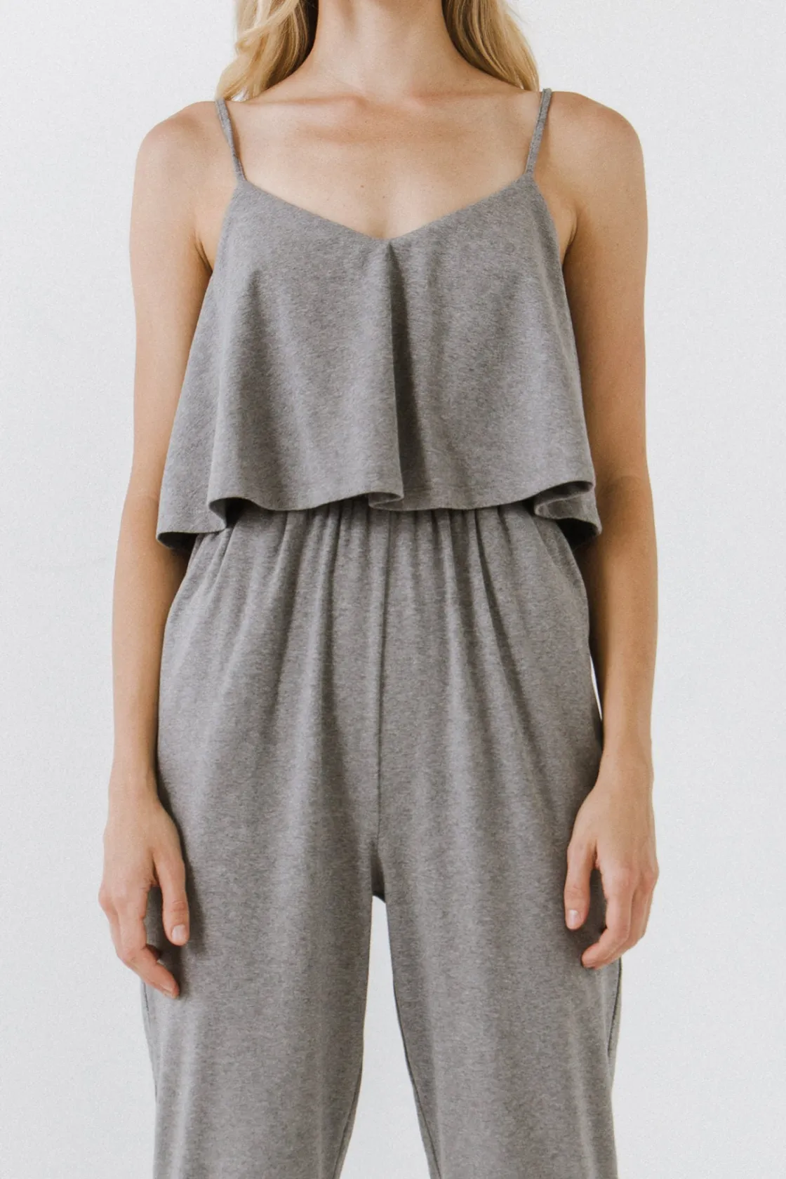 laven__knit_sleeveless_ju_5.webp LA'VEN Tops | One Pieces*LA'VEN - Knit Sleeveless Jumpsuit
