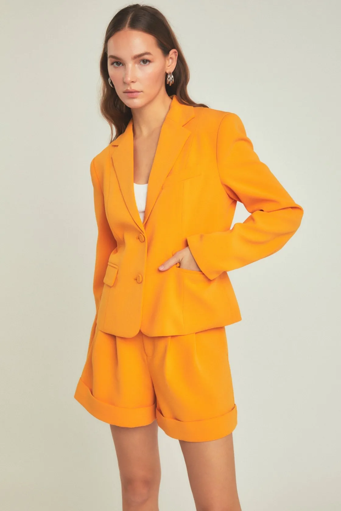 endless_rose___button_tai_3.webp ENDLESS ROSE Matching Sets | Blazers*- 2 Button Tailored Blazer CLEMENTINE