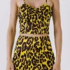ENDLESS ROSE Tops*- Animal Print Tank Top YELLOWMULTI